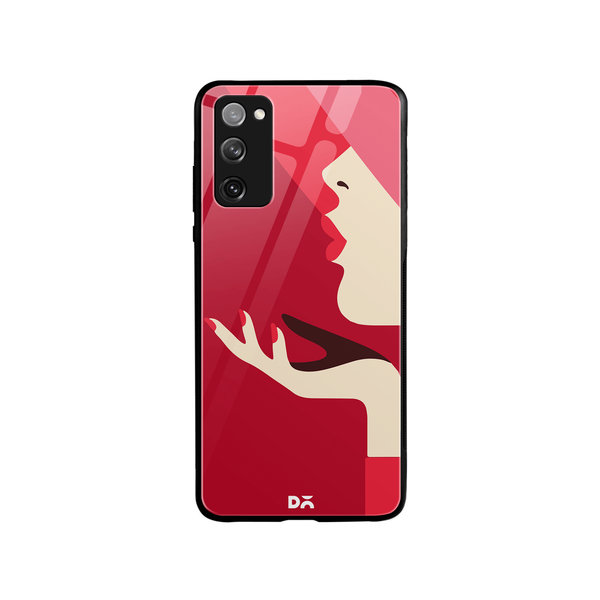 

DailyObjects Flying Kiss Glass Case Cover For Samsung Galaxy S20 FE
