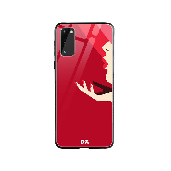 

DailyObjects Flying Kiss Glass Case Cover For Samsung Galaxy S20