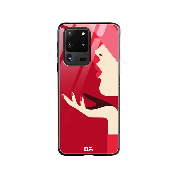 

DailyObjects Flying Kiss Glass Case Cover For Samsung Galaxy S20 Ultra
