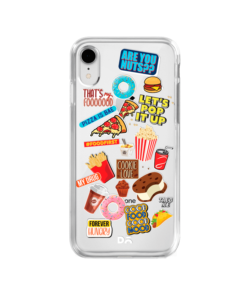 DailyObjects Food Coma Classic Clear Case Cover For iPhone XR | Iphone Xr  Covers & Cases Online in India