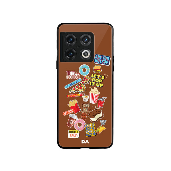 

DailyObjects Food Coma Glass Case Cover For OnePlus 10 Pro