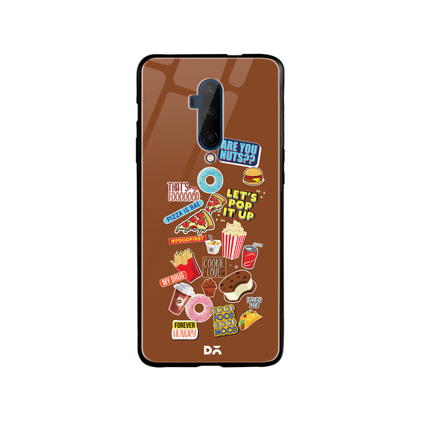 

DailyObjects Food Coma Glass Case Cover For OnePlus 7T Pro