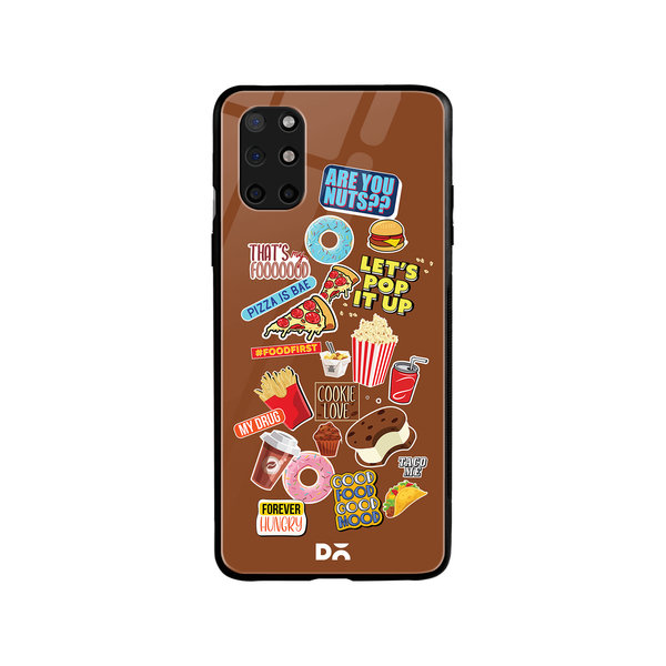 

DailyObjects Food Coma Glass Case Cover For OnePlus 8T