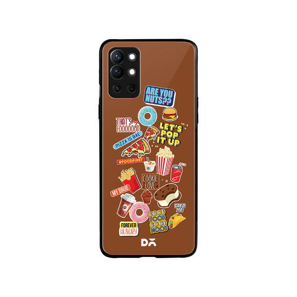 

DailyObjects Food Coma Glass Case Cover For OnePlus 9R
