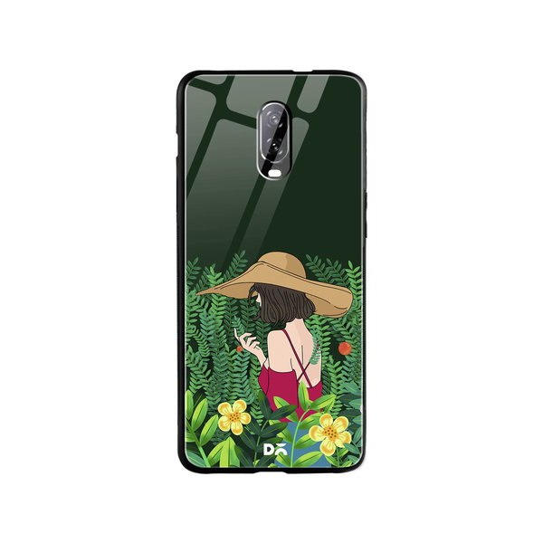 

DailyObjects Forest Girl Glass Case Cover For OnePlus 7