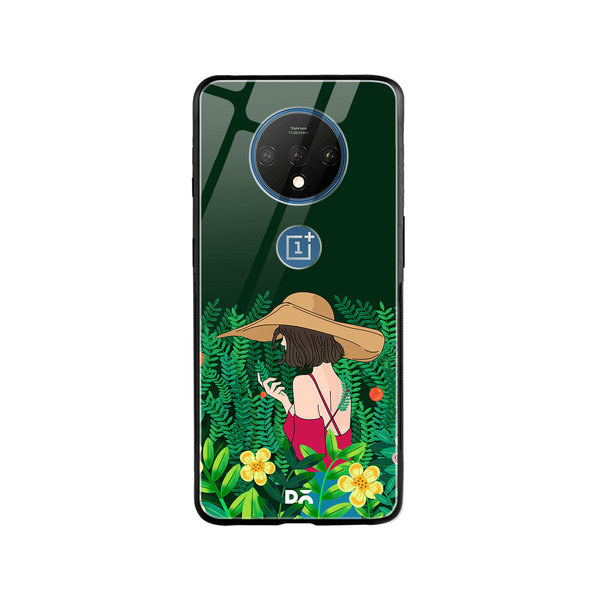 

DailyObjects Forest Girl Glass Case Cover For OnePlus 7T