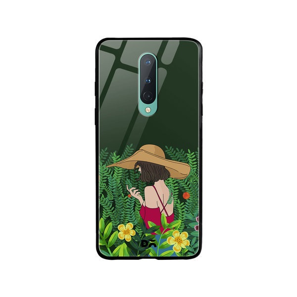 

DailyObjects Forest Girl Glass Case Cover For OnePlus 8