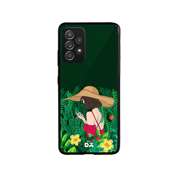 DailyObjects Forest Girl Glass Case Cover For Samsung Galaxy A52