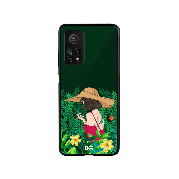 

DailyObjects Forest Girl Glass Case Cover For Xiaomi Mi 10T