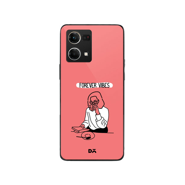 

DailyObjects Forever Vibes Glass Case Cover For Oppo F21 Pro