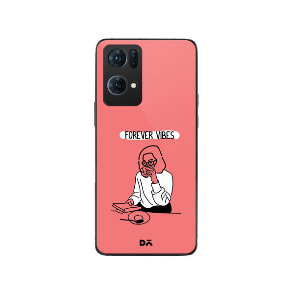 

DailyObjects Forever Vibes Glass Case Cover For Oppo Reno 7 Pro