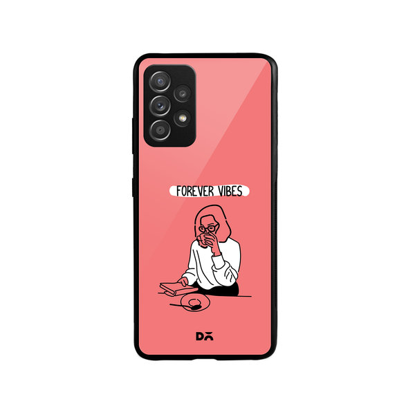 

DailyObjects Forever Vibes Glass Case Cover For Samsung Galaxy A73