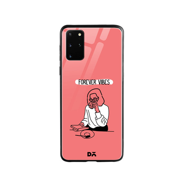 

DailyObjects Forever Vibes Glass Case Cover For Samsung Galaxy S20 Plus