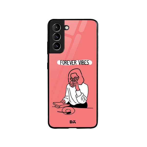 

DailyObjects Forever Vibes Glass Case Cover For Samsung Galaxy S21