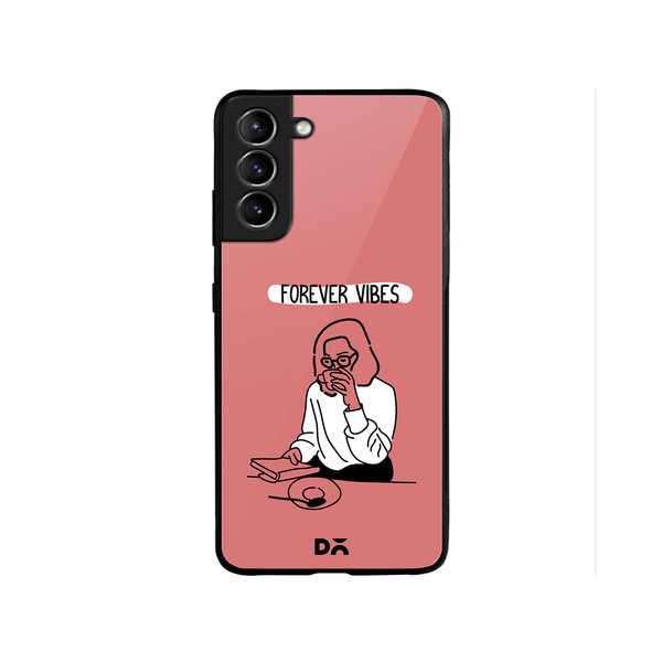 

DailyObjects Forever Vibes Glass Case Cover For Samsung Galaxy S22