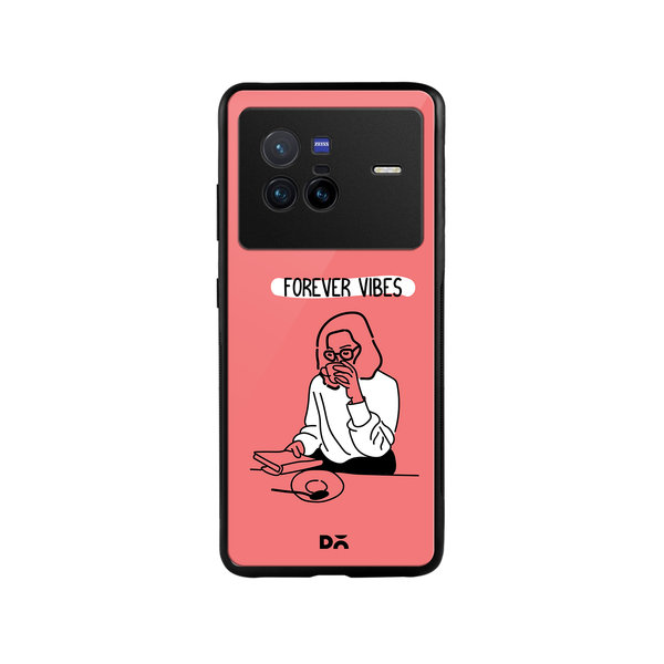 

DailyObjects Forever Vibes Glass Case Cover For Vivo X80