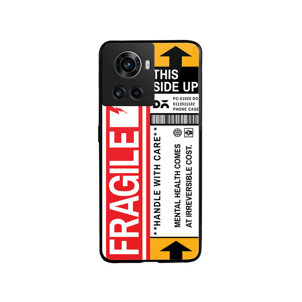 

DailyObjects Fragile Glass Case Cover For OnePlus 10R
