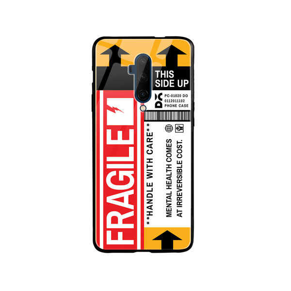 

DailyObjects Fragile Glass Case Cover For OnePlus 7T Pro