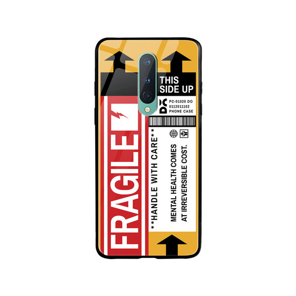 

DailyObjects Fragile Glass Case Cover For OnePlus 8