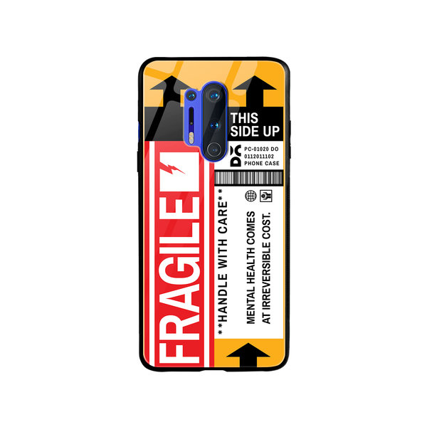 

DailyObjects Fragile Glass Case Cover For OnePlus 8 Pro