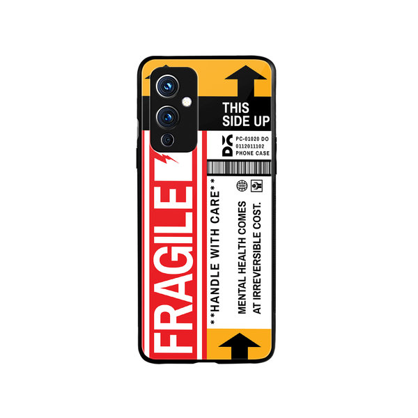 

DailyObjects Fragile Glass Case Cover For OnePlus 9