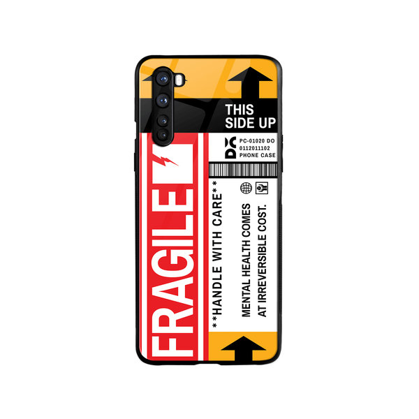 

DailyObjects Fragile Glass Case Cover For OnePlus Nord