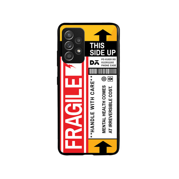 

DailyObjects Fragile Glass Case Cover For Samsung Galaxy A52