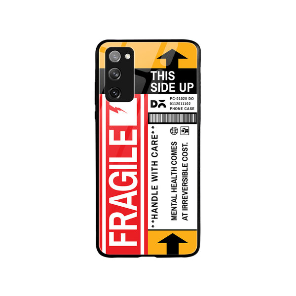 

DailyObjects Fragile Glass Case Cover For Samsung Galaxy S20 FE