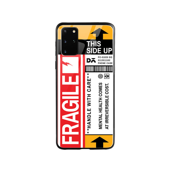 

DailyObjects Fragile Glass Case Cover For Samsung Galaxy S20 Plus