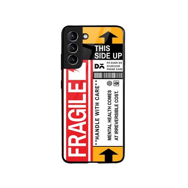 

DailyObjects Fragile Glass Case Cover For Samsung Galaxy S21