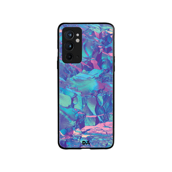 

DailyObjects Frosted Holo Stone Glass Case Cover For OnePlus 9RT