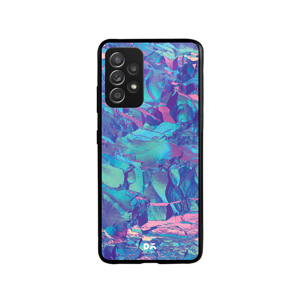 

DailyObjects Frosted Holo Stone Glass Case Cover For Samsung Galaxy A53