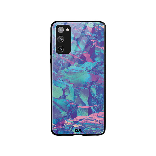 

DailyObjects Frosted Holo Stone Glass Case Cover For Samsung Galaxy S20 FE