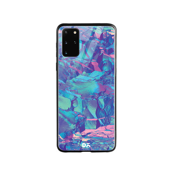

DailyObjects Frosted Holo Stone Glass Case Cover For Samsung Galaxy S20 Plus
