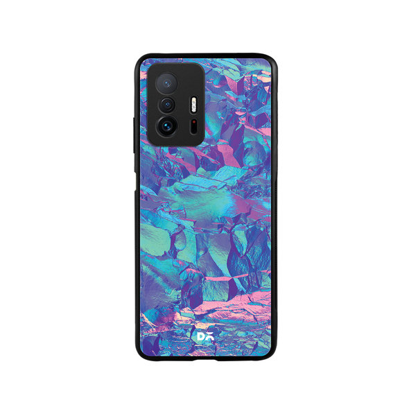 

DailyObjects Frosted Holo Stone Glass Case Cover For Xiaomi 11T