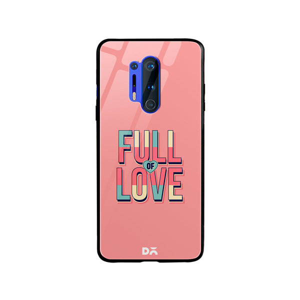 DailyObjects Full of Love Glass Case Cover For OnePlus 8 Pro