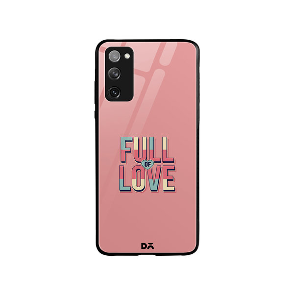 

DailyObjects Full of Love Glass Case Cover For Samsung Galaxy S20 FE