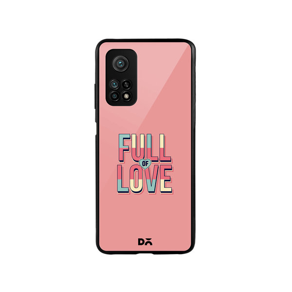

DailyObjects Full of Love Glass Case Cover For Xiaomi Mi 10T