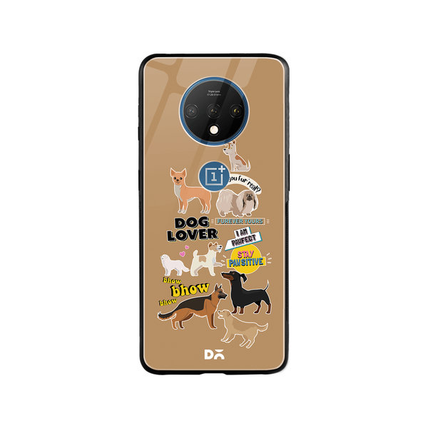 

DailyObjects Fur Babies Glass Case Cover For OnePlus 7T