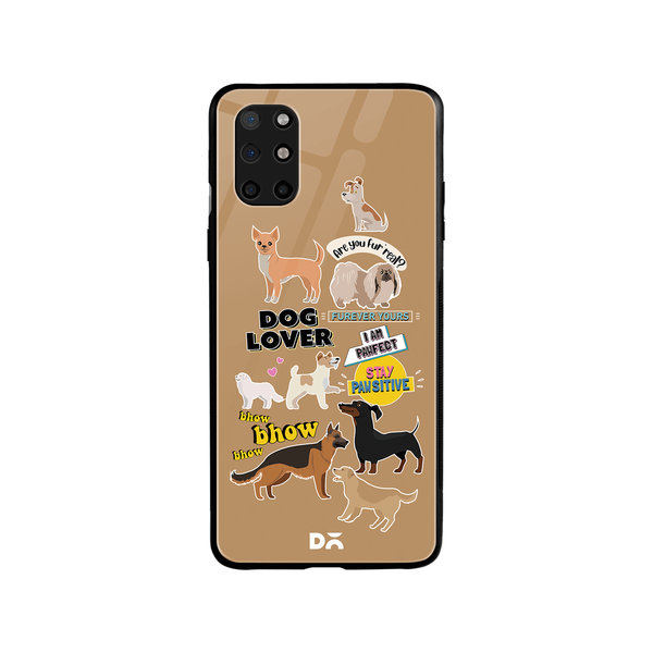 

DailyObjects Fur Babies Glass Case Cover For OnePlus 8T