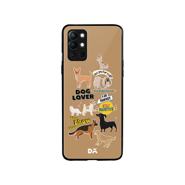 

DailyObjects Fur Babies Glass Case Cover For OnePlus 9R