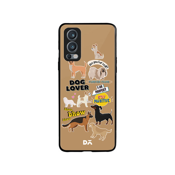 

DailyObjects Fur Babies Glass Case Cover For OnePlus Nord 2