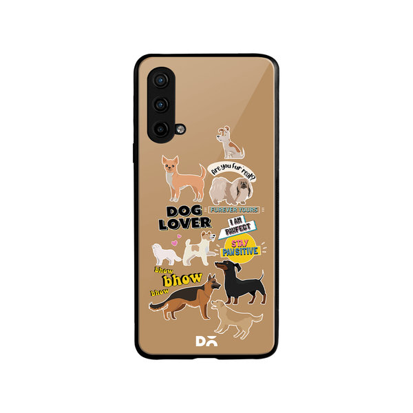 

DailyObjects Fur Babies Glass Case Cover For OnePlus Nord CE