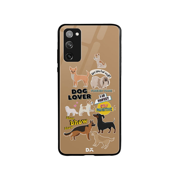 

DailyObjects Fur Babies Glass Case Cover For Samsung Galaxy S20 FE