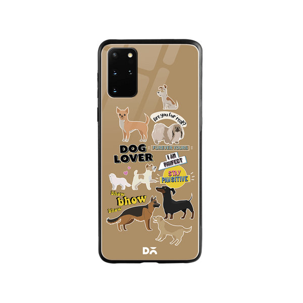 

DailyObjects Fur Babies Glass Case Cover For Samsung Galaxy S20 Plus