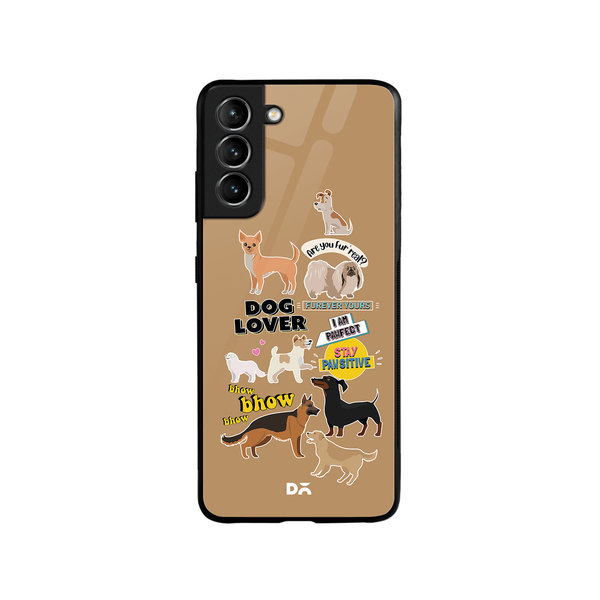 

DailyObjects Fur Babies Glass Case Cover For Samsung Galaxy S21 FE