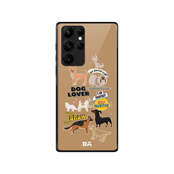 

DailyObjects Fur Babies Glass Case Cover For Samsung Galaxy S22 Ultra