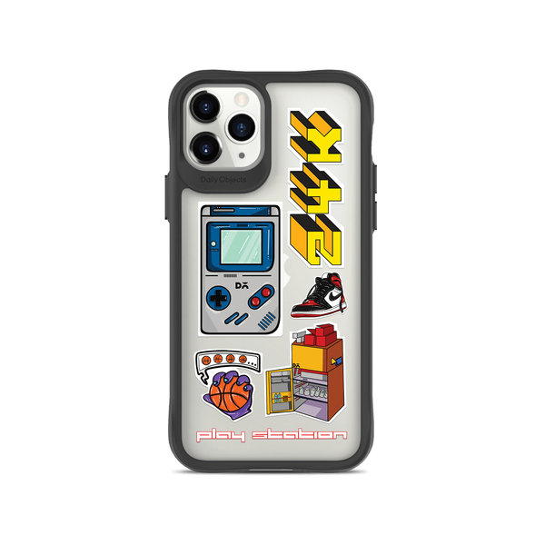 

DailyObjects Game Mode Black Hybrid Clear Case Cover For iPhone 11 Pro