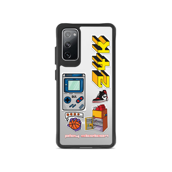

DailyObjects Game Mode Black Hybrid Clear Case Cover For Samsung Galaxy S20 FE