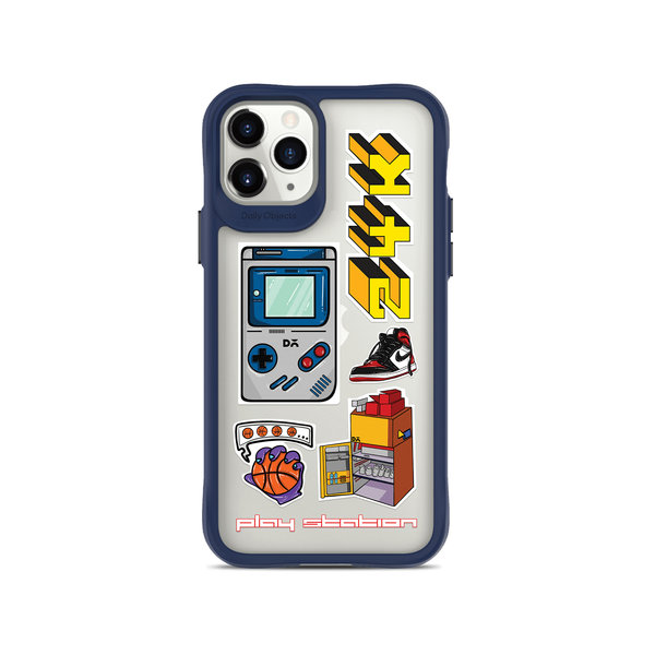 

DailyObjects Game Mode Blue Hybrid Clear Case Cover For iPhone 11 Pro